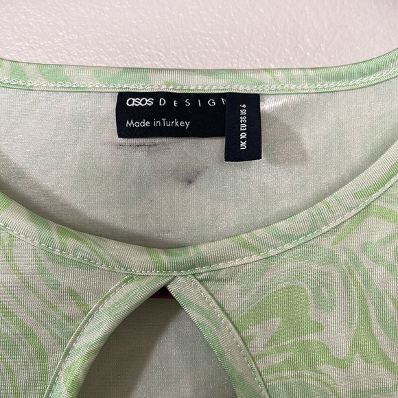 ASOS green marble top - Picture 2 of 4